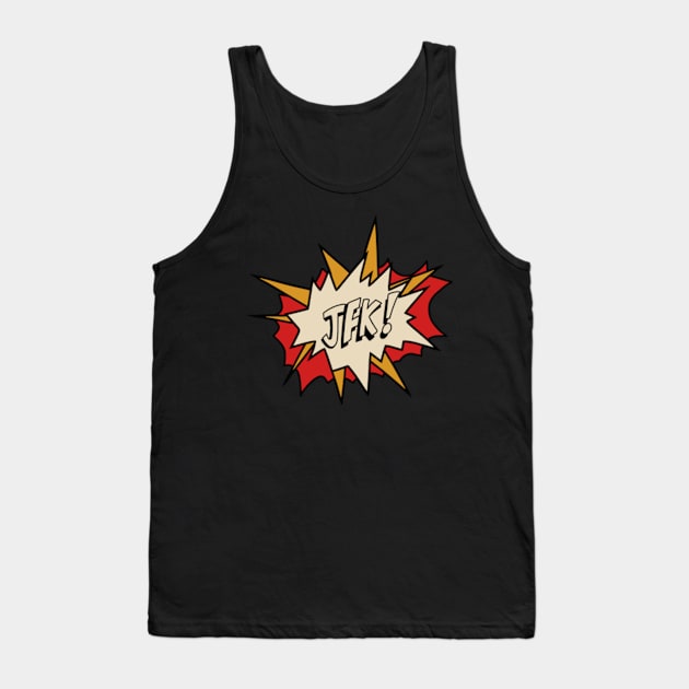 JFK! (red & yellow) Tank Top by thekennedyway